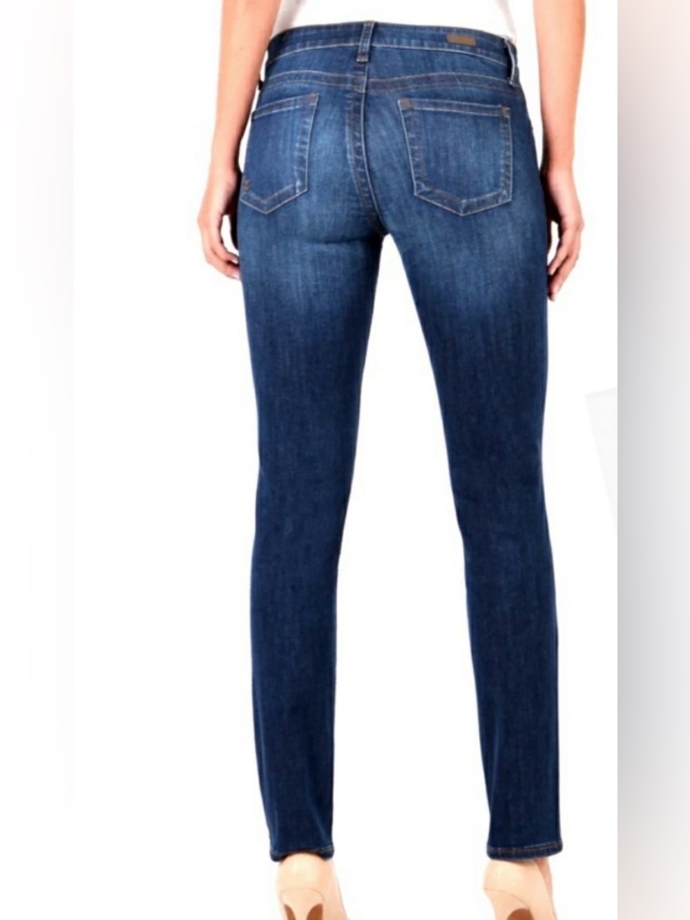 Kut from the Kloth Distressed Straight Leg Jeans 6
